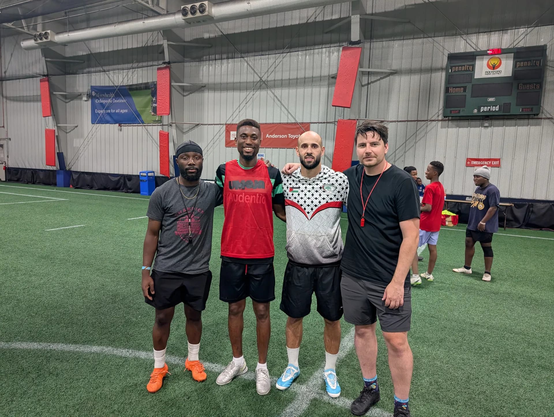 Kimba, Christian, Mo, and Mike