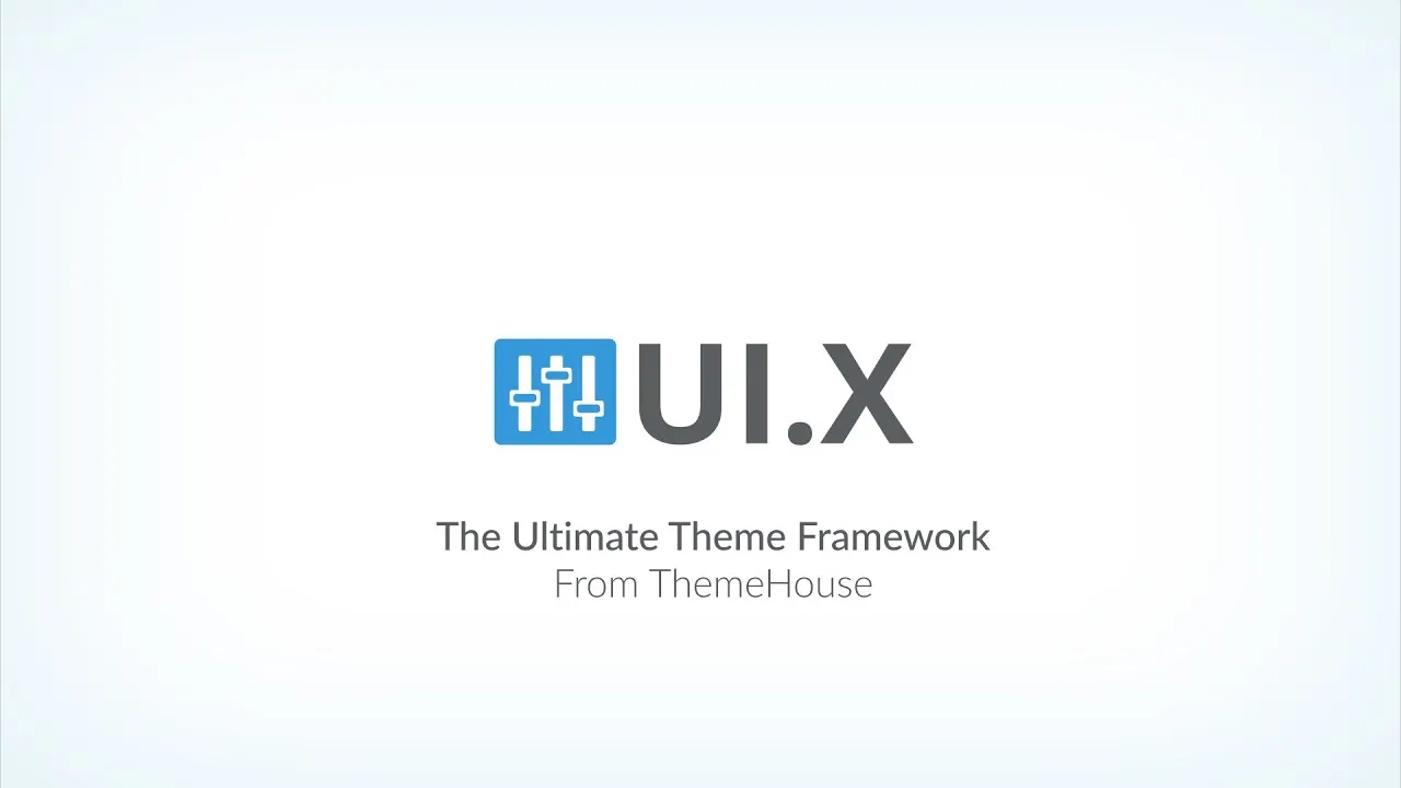UI.X Demonstration — a walkthrough of the ThemeHouse theme framework